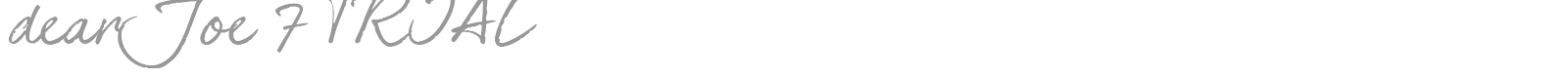 DearJoe 7 font preview